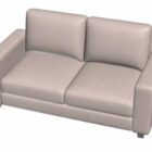 Two Seats Upholstered Sofa
