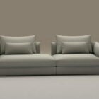 Two-seater Upholstered Sofa