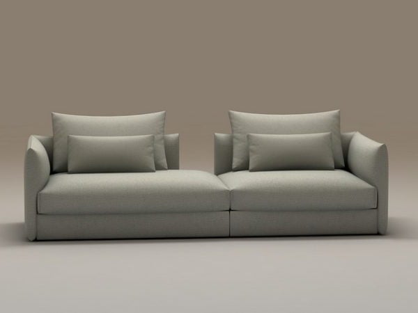 Two-seater Upholstered Sofa
