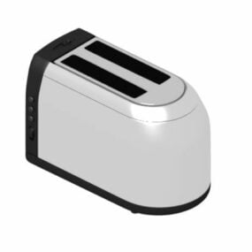 Two Slice Bread Logo Toaster 3d model