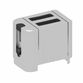 Two Slice Bread Toaster 3d model