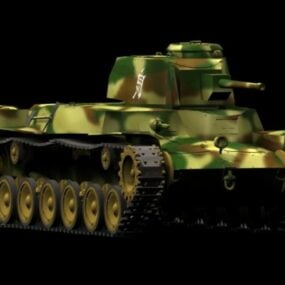 Type 97 Middle Tank 3d model