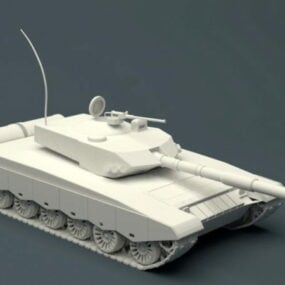 유형 99 탱크 3d 모델