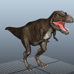 3д модель животного динозавра Тираннозавра Рекса