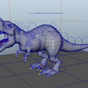 Tyrannosaurus Rex Rig 3d model
