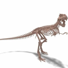 Modello 3d del dinosauro triceratopo preistorico