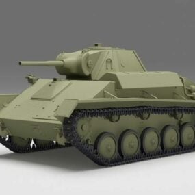 Model 3d Tank Tentara AS