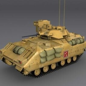 Us Army Bradley Fighting Vehicle 3d-modell