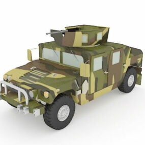 3D-Modell des Hmmwv-Fahrzeugs der US-Armee