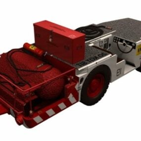 Us Carrier Fire Truck 3d model