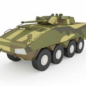 Usa Military Armored Vehicle 3D-malli