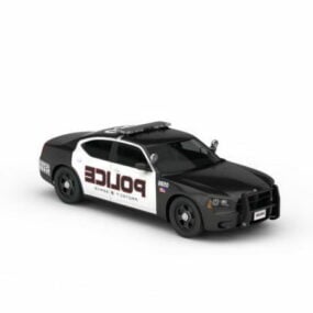 نموذج سيارة الشرطة الأمريكية ثلاثي الأبعاد