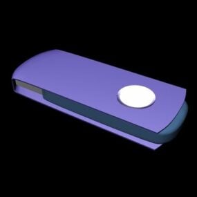 Unidad flash USB modelo 3d
