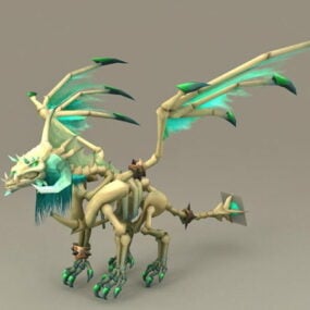 3D model nemrtvého draka