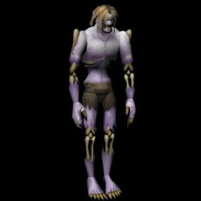 Undead Male Character 3d model