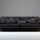 Upholstered Couch Sofa And Pillows
