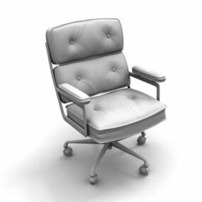 Επενδυμένη καρέκλα στελέχους τρισδιάστατο μοντέλο