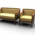 Upholstered Settee Couch Furniture