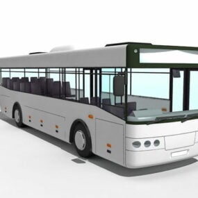 Τρισδιάστατο μοντέλο Cartoon Bus Honker