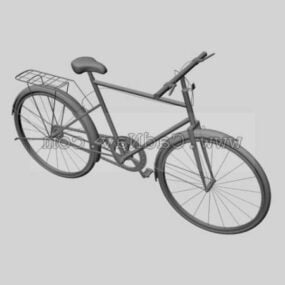 Mô hình 3d xe đạp tiện ích cổ
