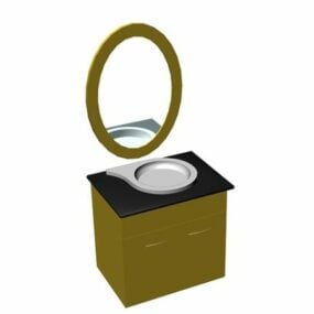 Vanity Top And Cabinet 3d model