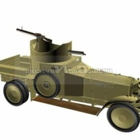 3д модель автомобильных зенитных орудий