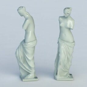 3д модель греческой статуи Венеры