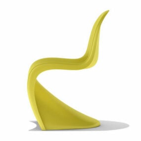 Verner Panton Chair Furniture 3D-malli