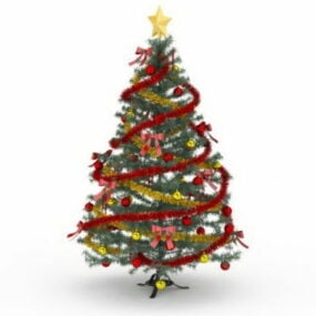 Viktoriánský vánoční strom 3D model