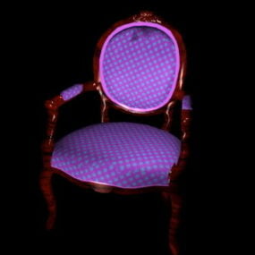Victorian Accent Chair 3d-modell