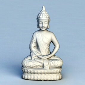 Modelo 3d da estátua do Buda do Vietnã