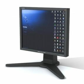 Viewsonic plattskärms 3d-modell