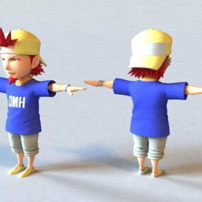 Personnage Teen Boy modèle 3D