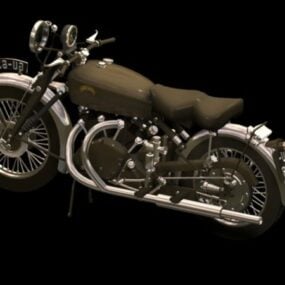 Realistisch Harley Davidson motorfiets 3D-model