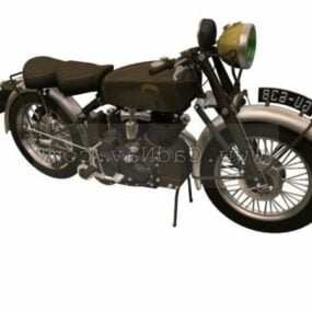 Vincent Black Shadow Motorcycle 3d model