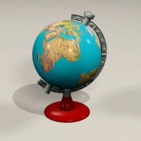 Globe Vintage modèle 3D
