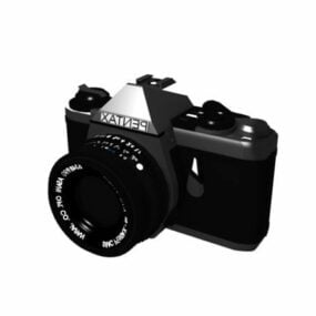 Mô hình 3d máy ảnh Pentax cổ điển