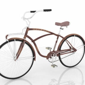 City Bike Modern Frame 3D-malli