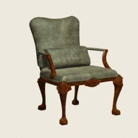 Vintage Accent Chair 3d model