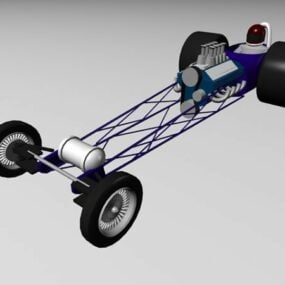 نموذج سيارة سباق خمر 3D