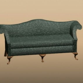 复古沙发家具3d模型