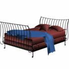 Vintage Wrought Iron Bed