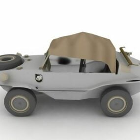 Volkswagen Schwimmwagen Swimming Car 3d model