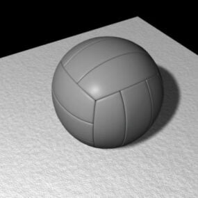 Simpel volleyball bold 3d-model
