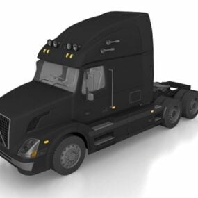 3d модель вантажівки Volvo Vn
