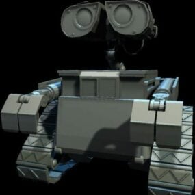 Wall-e 제목 문자 3d 모델