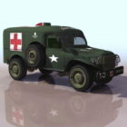 Ambulância militar da segunda guerra mundial