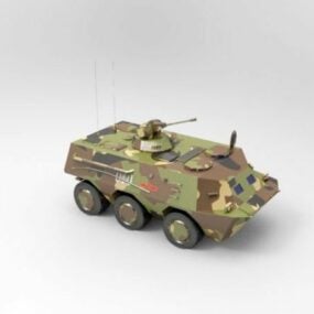 Wz-551 Wheeled Armoured Personnel Carrier 3d model
