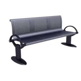 Waiting Area Chair Waiting Bench 3d model