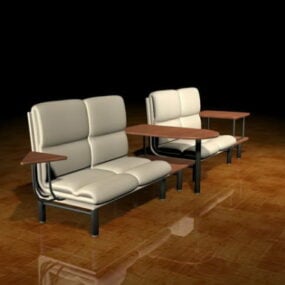 Waiting Chairs For Salon 3d model